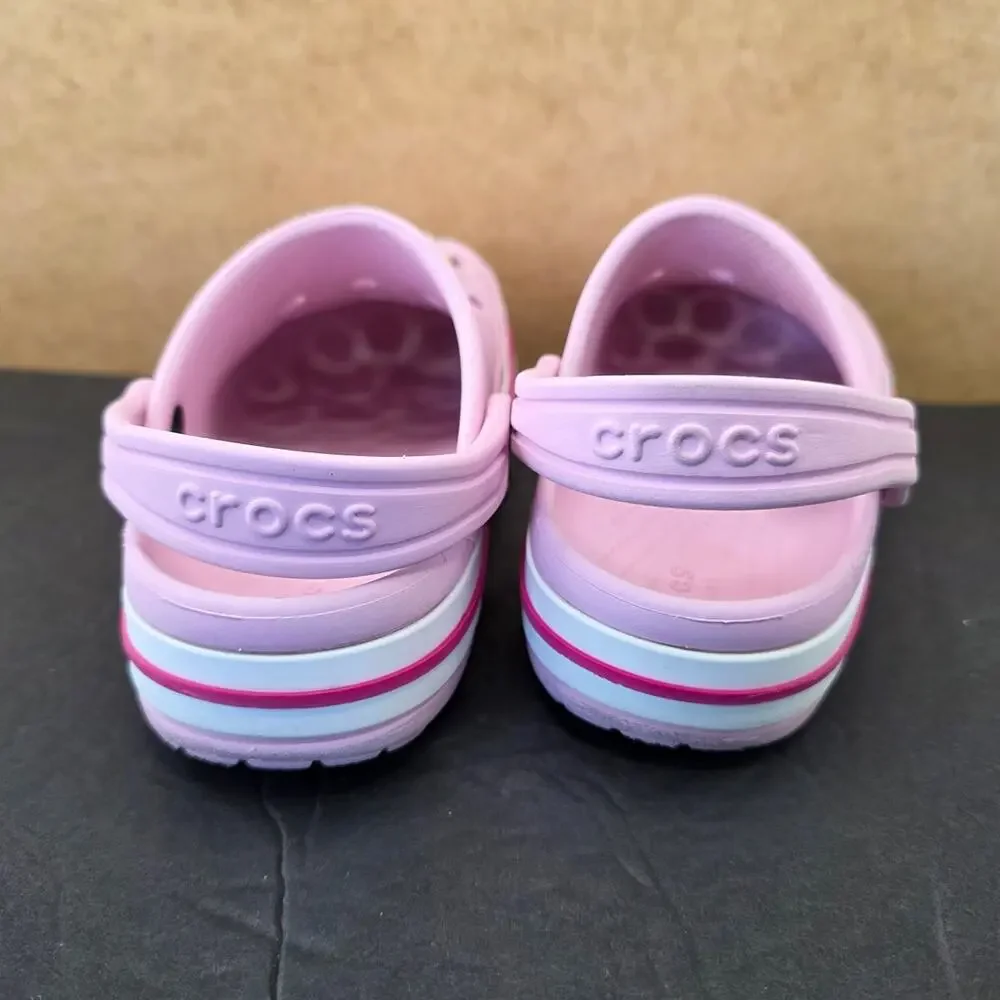Crocs Bayaband Pink Clogs Toddler Size C12